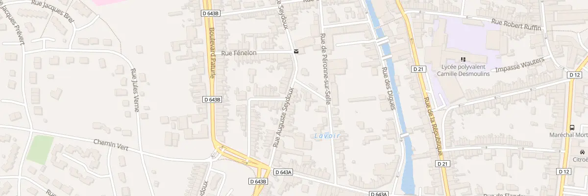 Plan du 81 Rue Auguste Seydoux au Cateau-Cambrésis