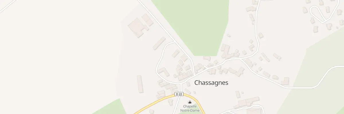 Plan du 5014 Le Bourg à Chassagnes
