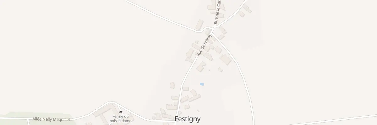 Plan du 11 Rue de Frétoy à Festigny
