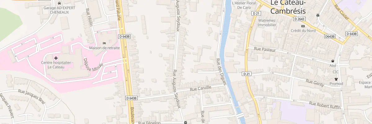 Plan du 49 Rue Auguste Seydoux à Cambrai