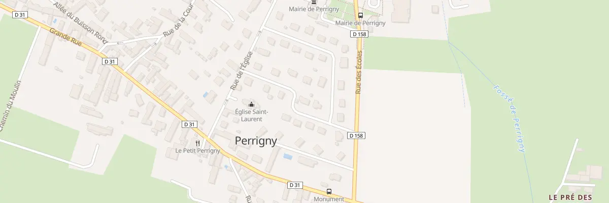 Plan du 9 Rue de la Coulemine à Perrigny