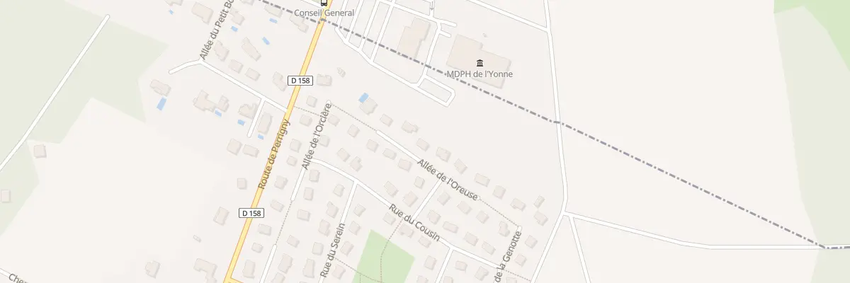 Plan du 19 All de l’Oreuse à Saint-Georges-sur-Baulche