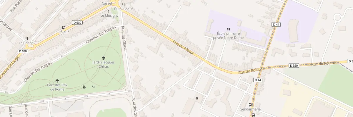 Plan du 56 Rue du Roleur à Valenciennes