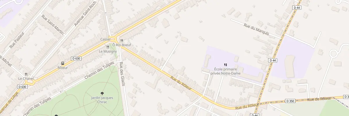 Plan du 45B Rue du Roleur à Valenciennes