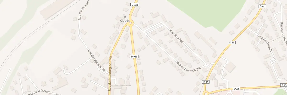 Plan du 28 Rue de la Croix Gaude à Montmirail