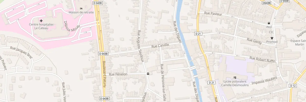 Plan du 17 Rue Carville au Cateau-Cambrésis
