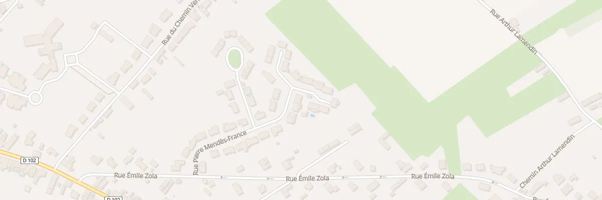Plan du 20 Rue Pierre Mendes-france à Hergnies