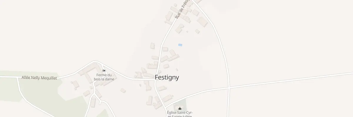 Plan du 6B Rue de Frétoy à Festigny