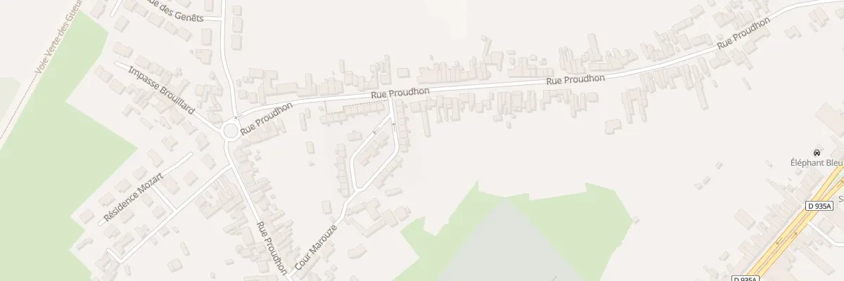 Plan du 161 Rue Proudhon à Bruay-sur-l’Escaut