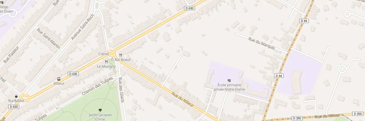 Plan du 45 Rue du Roleur à Valenciennes