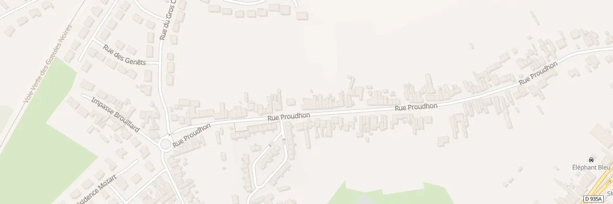 Plan du 166 Rue Proudhon à Bruay-sur-l’Escaut