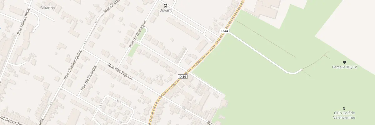Plan du 49 Rue de Romainville à Valenciennes