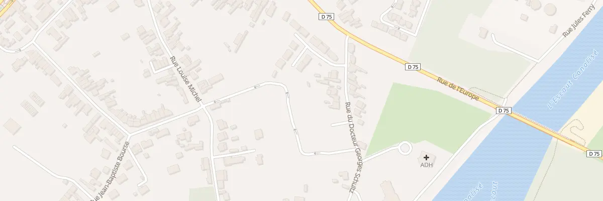 Plan du 12 Rue Jean-Pierre Dhesse à Bruay-sur-l’Escaut