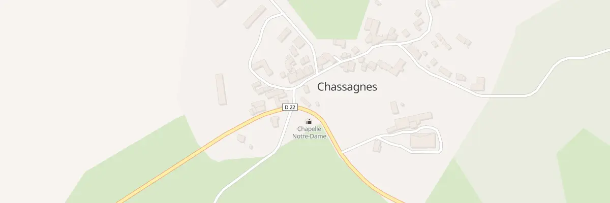 Plan du 5003 Le Bourg à Chassagnes