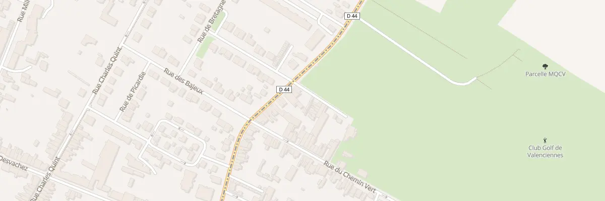 Plan du 100 Rue Saint Saulve à Marly