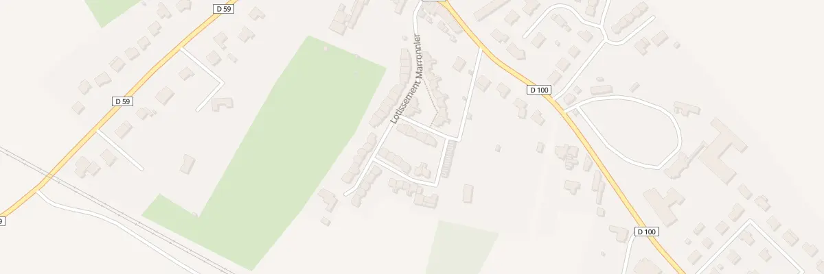 Plan du 23 Vc Lotissement Le Marronnier à Artres
