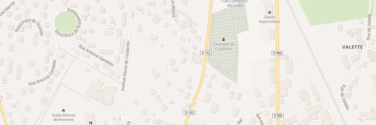 Plan du 61 Av de Thiers à Courpière