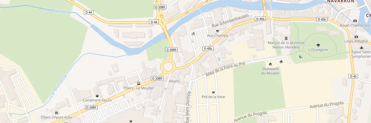 Plan du 29 Rue de Clermont à Thiers