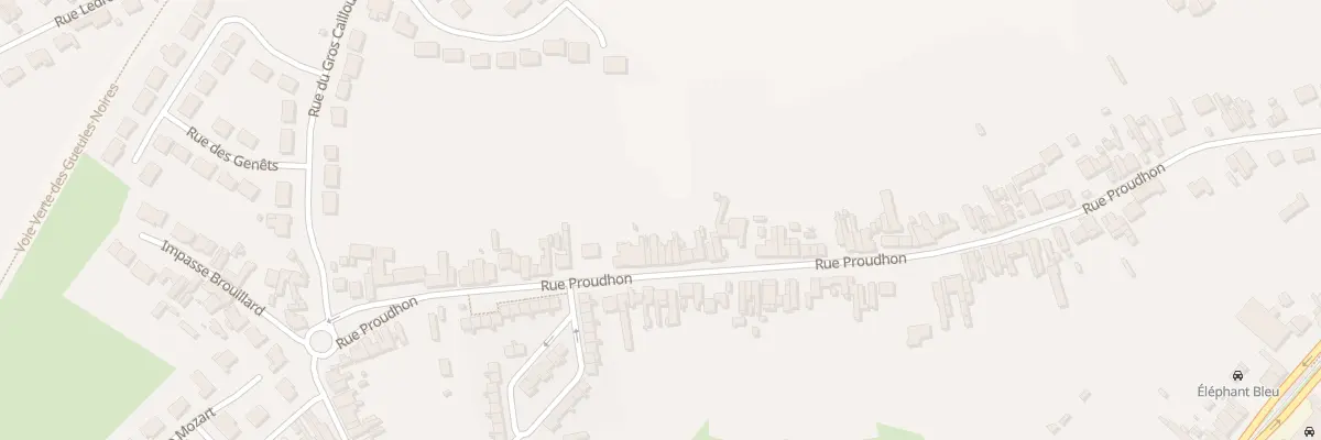 Plan du 172 Rue Proudhon à Bruay-sur-l’Escaut