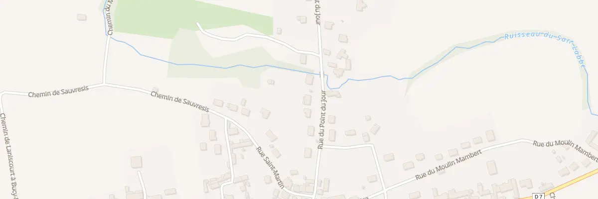 Plan du 11 Rue du Point du Jour à Molinchart