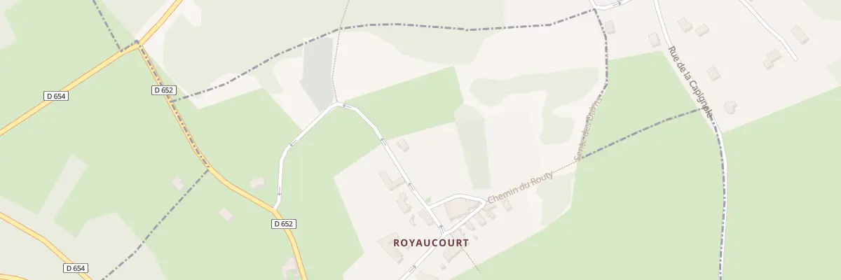 Plan du 14 Rue de la Dame Jeanne à Royaucourt-et-Chailvet