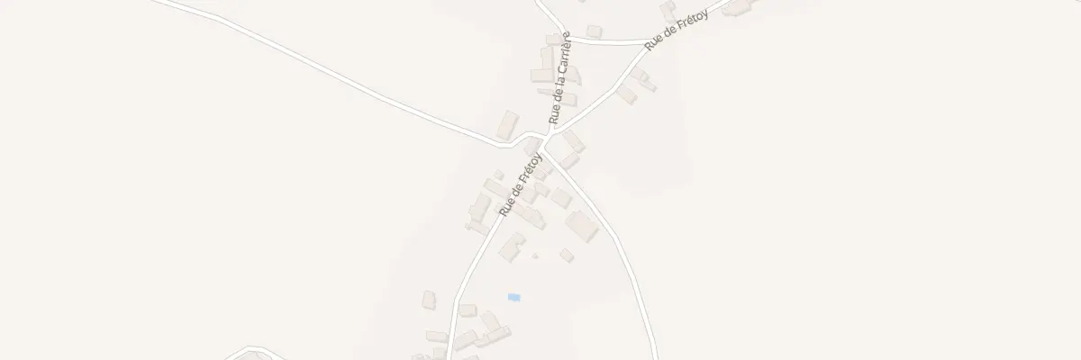 Plan du 14 Rue de Frétoy à Festigny