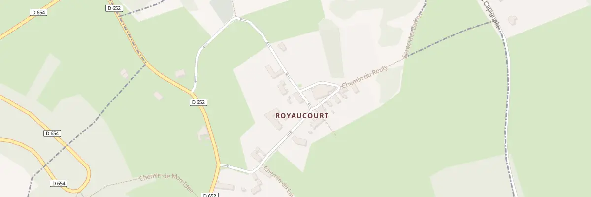 Plan du 5 Rue de la Dame Jeanne à Royaucourt-et-Chailvet
