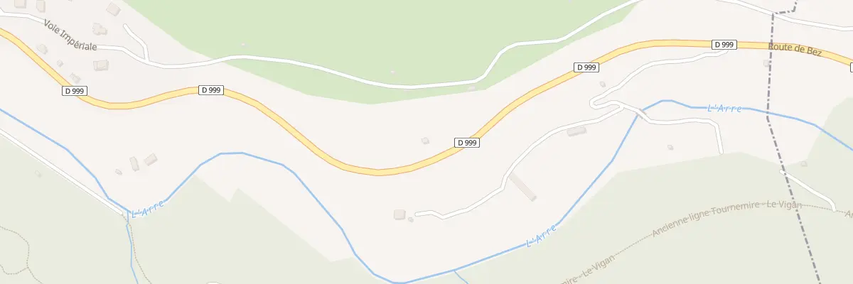 Plan du 9001 Les Brouves à Bez-et-Esparon