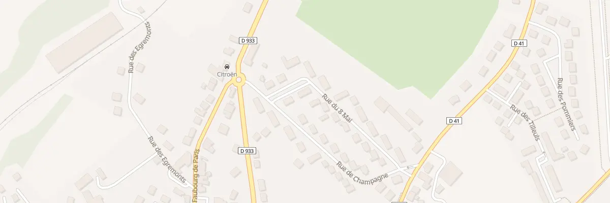 Plan du 6 Rue du Huit Mai à Montmirail