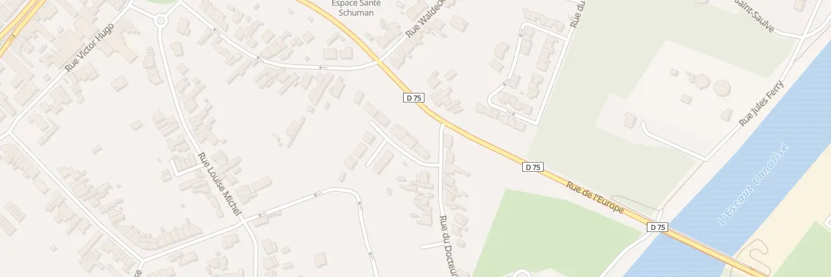 Plan du 2 Rue Doc Schultz Res Fauvettes à Bruay-sur-l’Escaut