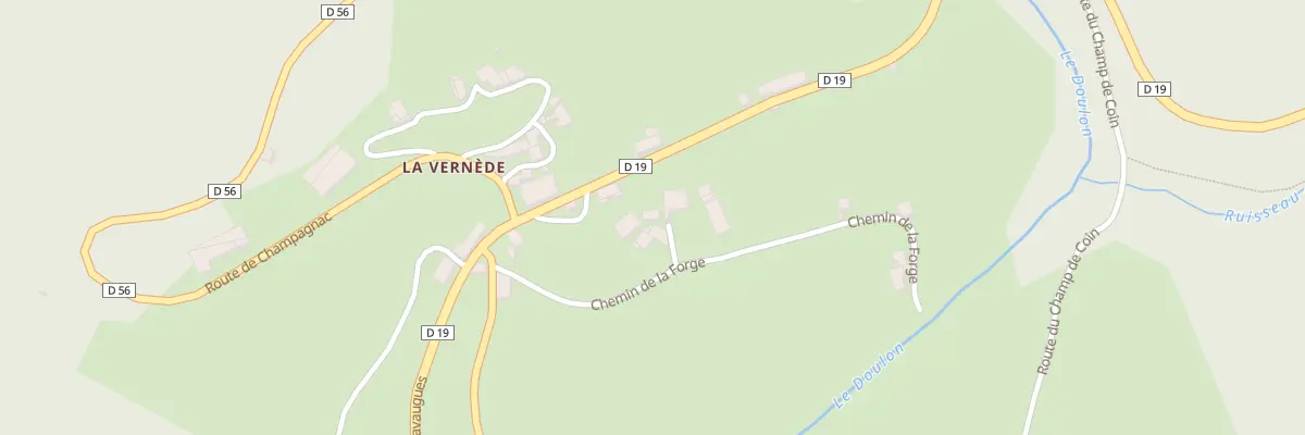 Plan du 5059 La Vernede à Saint-Didier-sur-Doulon
