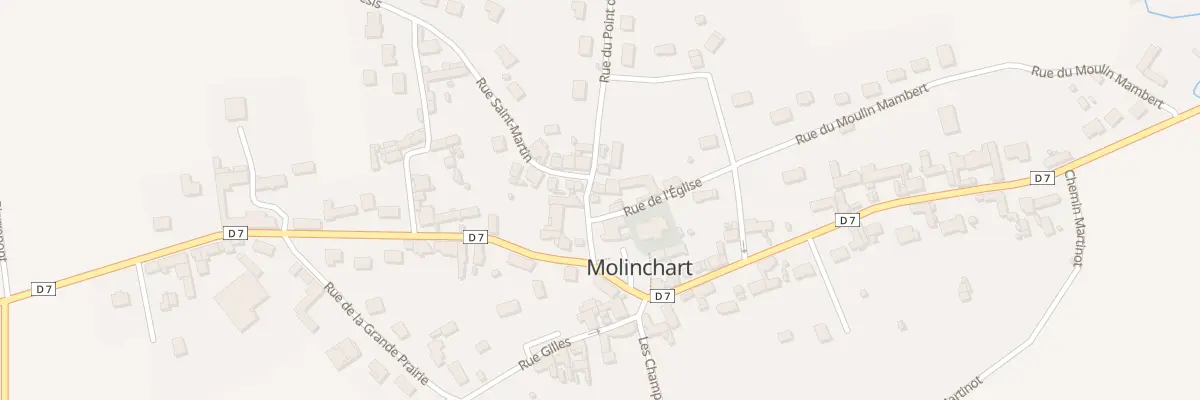 Plan du 4 Rue du Point du Jour à Molinchart