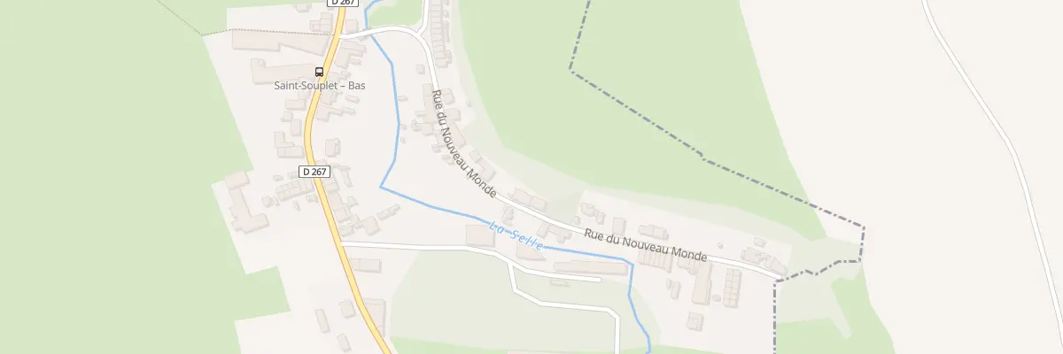 Plan du 35 Rue du Nouveau Monde à Saint-Souplet