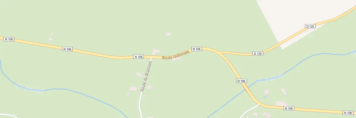 Plan du 459 Rte Nationale à Saint-Étienne-du-Valdonnez