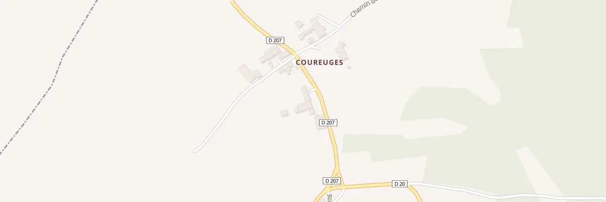 Plan du 5002 Coureuges à Saint-Préjet-Armandon