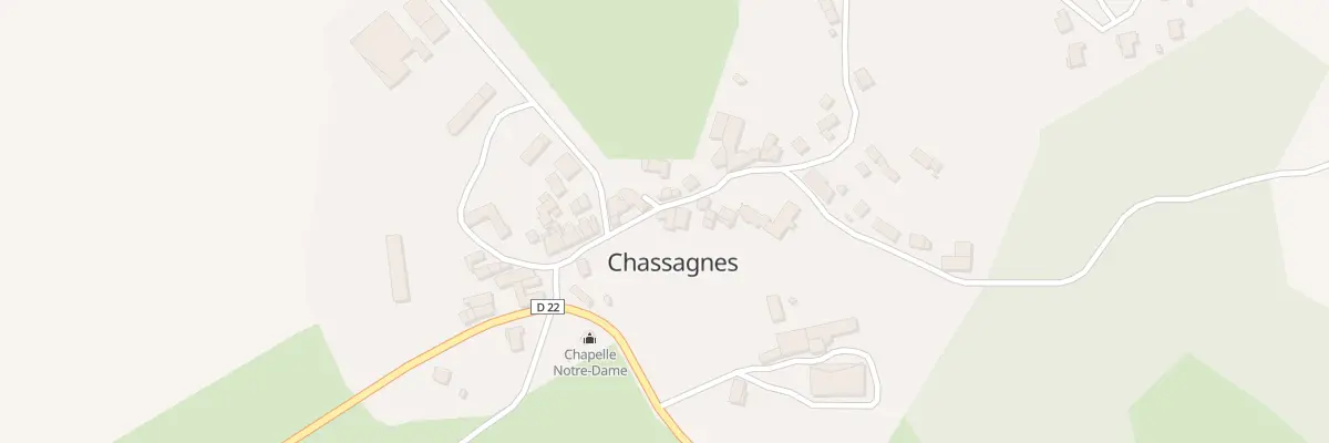 Plan du 5021 Le Bourg à Chassagnes
