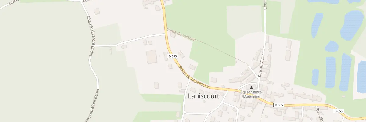 Plan du 5 Rte de Molinchart à Laniscourt