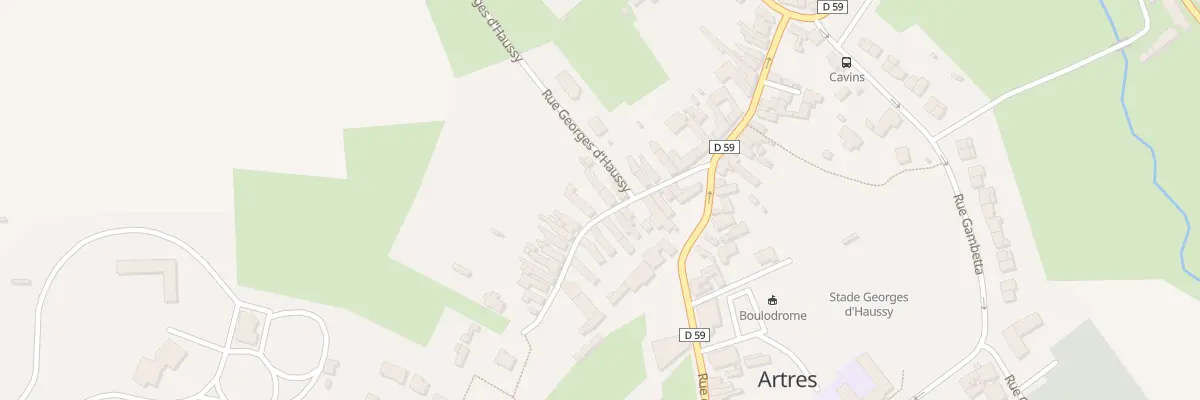 Plan du 18 Rue de la Viewarde à Artres