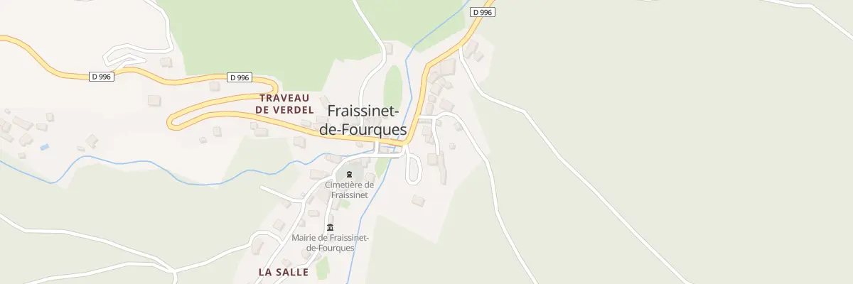 Plan du 5021 Fraissinet de Fourques à Fraissinet-de-Fourques