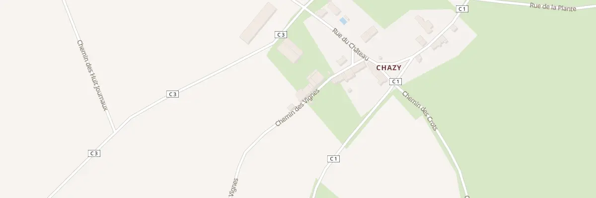 Plan du 67 Chazy à Moraches