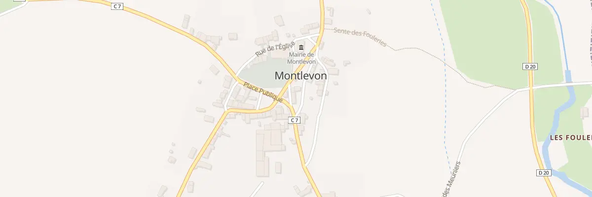Plan du 3 Rte de Pargny-la-Dhuys à Montlevon