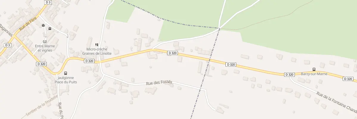 Plan du 12 Rue du Chatelet à Jaulgonne