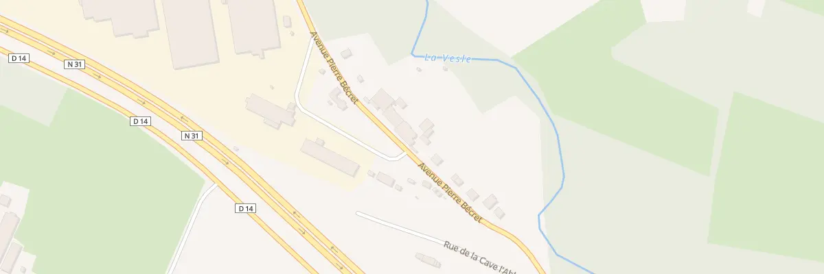 Plan du 19 Av Pierre Bécret à Braine