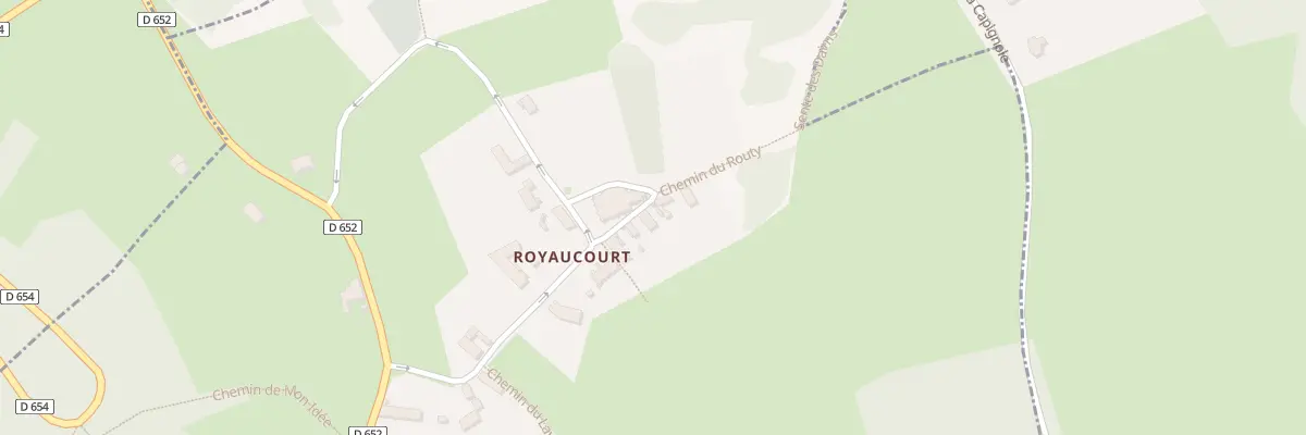 Plan du 4 Rue du Chanoine Fox à Royaucourt-et-Chailvet