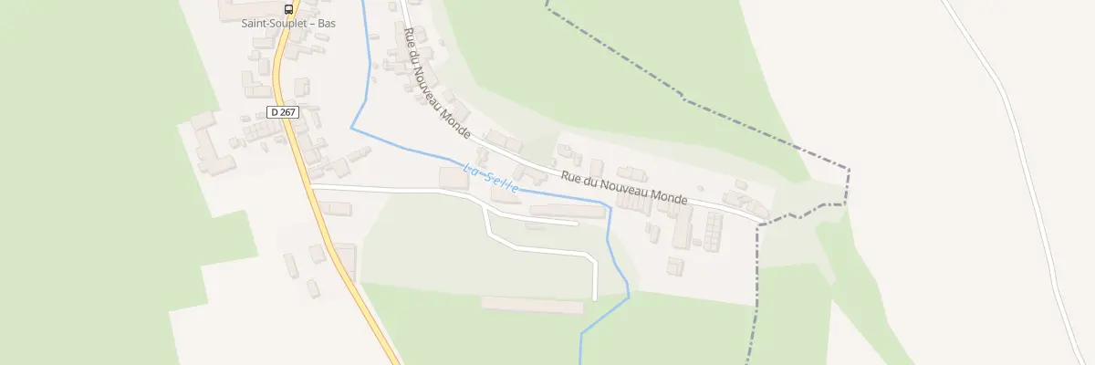 Plan du 14 Rue du Nouveau Monde à Saint-Souplet