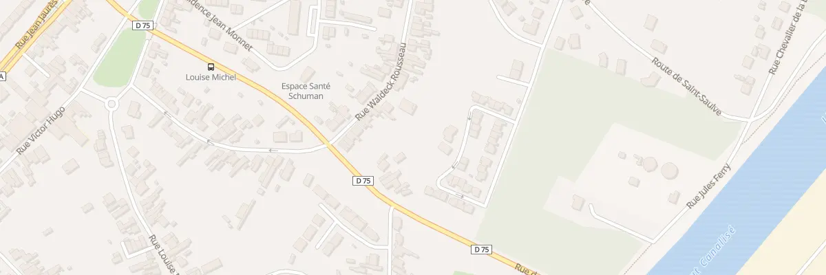 Plan du 74 Rue Waldeck Rousseau à Bruay-sur-l’Escaut