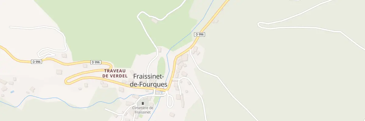 Plan du 5010 Fraissinet Village à Fraissinet-de-Fourques