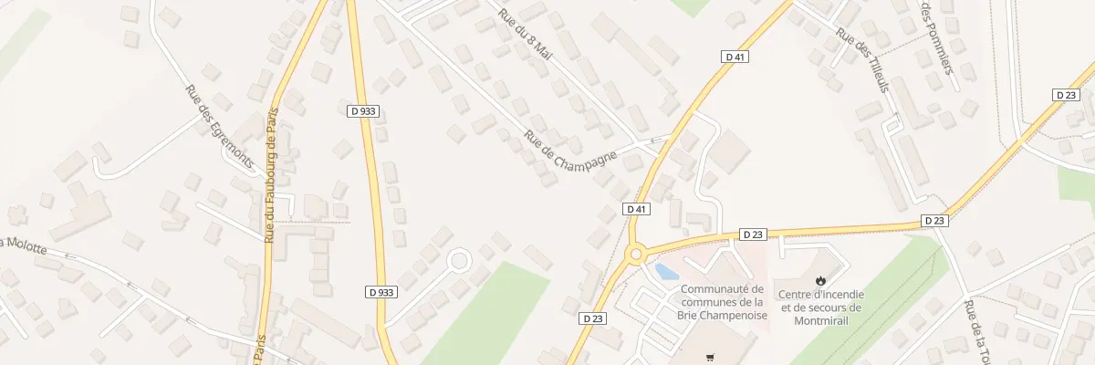 Plan du 3 Rue de Champagne à Montmirail