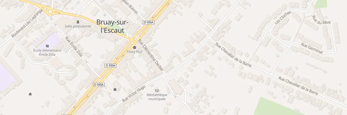Plan du 6 Rue Chevalier de la Barre à Bruay-sur-l’Escaut