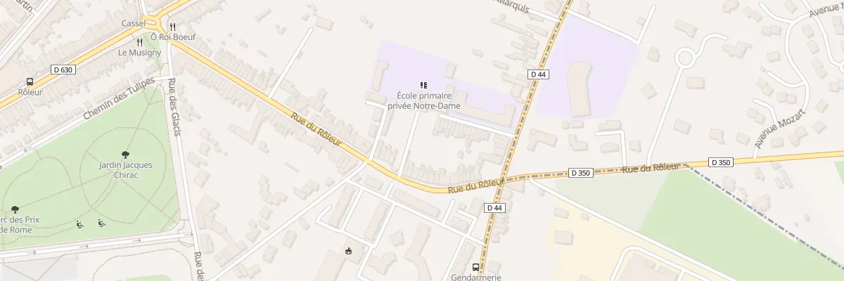 Plan du 99 Rue du Roleur à Valenciennes